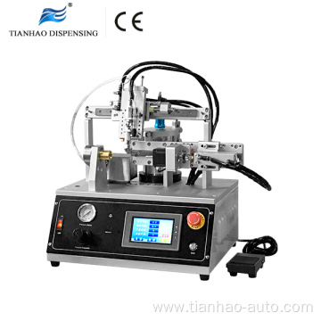 Pre-coating glue Thread coating machine with Touch screen for screw,bolt,connector